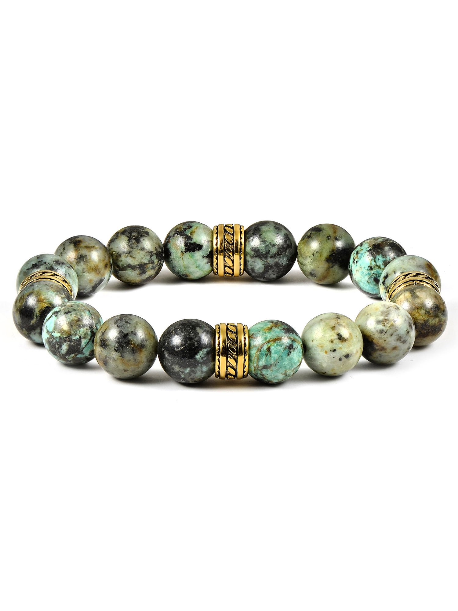 African Turquoise- Stone of Transformation Beaded Wrap Bracelet/Neckla –  Something Different Shopping