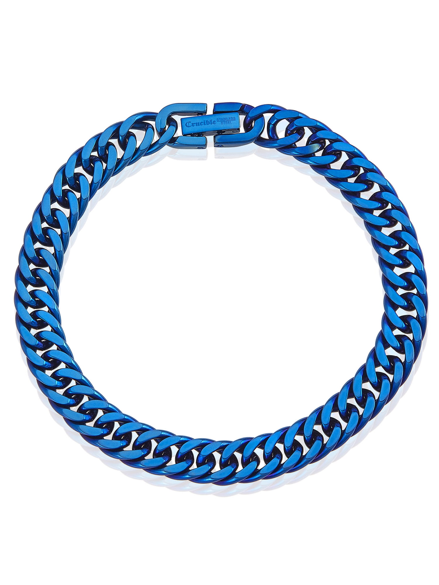8mm Smooth Oval & Twist Round Chain Link Bracelet 6.0 / Darker Oxidized Finish