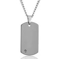thumbnail image 1 of Coastal Jewelry Men's Diamond Accent Tungsten Carbide Dog Tag Necklace, 1 of 5