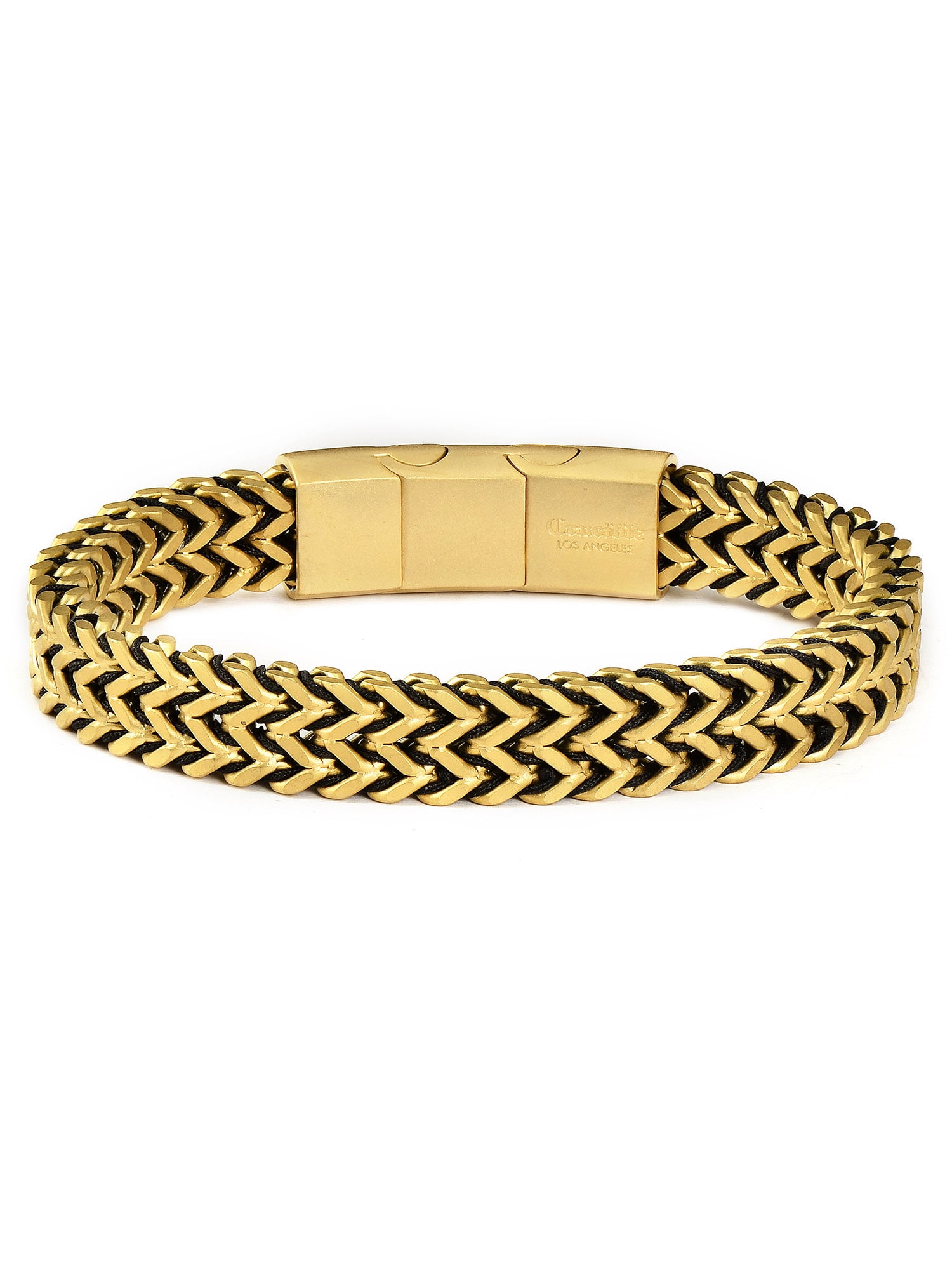 Yellow/White Thin Gold Bracelet – GeumJewels