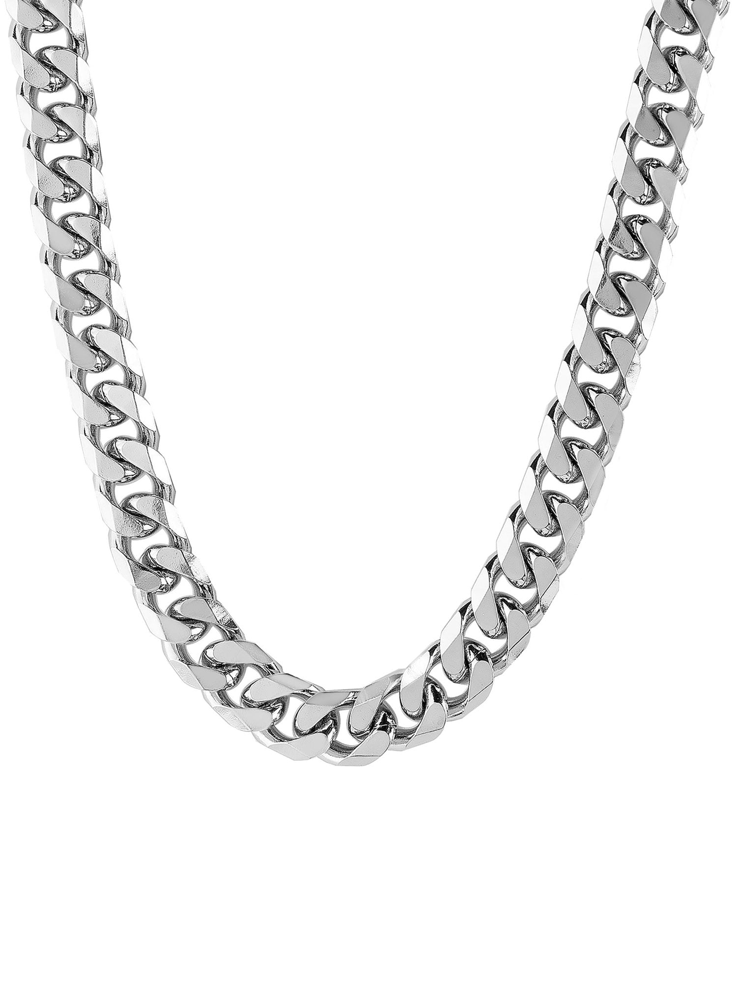 6pcs Necklace Set for Men，Emo Cuban Link Chain Egirl Cross Lock