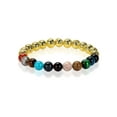 thumbnail image 1 of ELYA Jewelry Women's Solar System Golden Lava Stretch Bracelet (8mm), 1 of 3