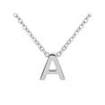 thumbnail image 1 of ELYA Jewelry Women's Initial Stainless Steel Necklace (18") - Letter A, 1 of 4
