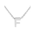 thumbnail image 1 of ELYA Jewelry Women's Initial Stainless Steel Necklace (18") - Letter F, 1 of 4