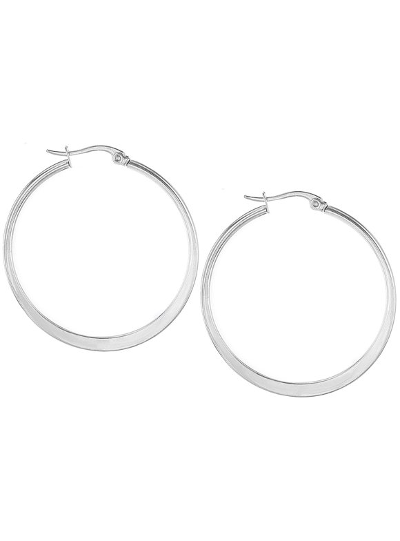 Stainless Steel Hoop Earrings