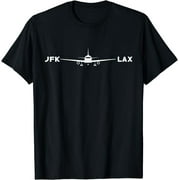 Coastal Journey: Exclusive LAX to JFK Expedition T-Shirt