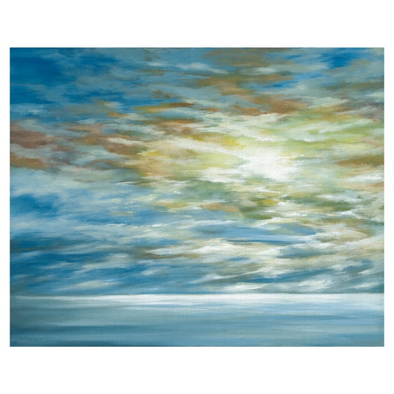 Coastal Landscape by Willowbrook Fine Art Wrapped Canvas Painting Print