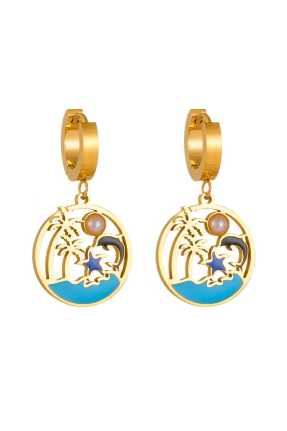 Coastal Magic Turquoise Earrings