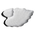 thumbnail image 1 of Coastal Melamine Leaf Chip and Dip Serving Tray - White - 18.1" x 14.6", 1 of 2