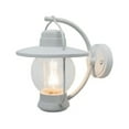 thumbnail image 1 of Coastal Nantucket 1-Light White - 8" Wall Lantern, 1 of 3