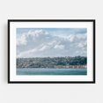 thumbnail image 1 of Coastal Napoli - Naples Campania Italy Photography Black Framed Wall Art Print 20 x 30 inches, 1 of 4