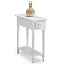 Coastal Narrow Side Table in Orchid White