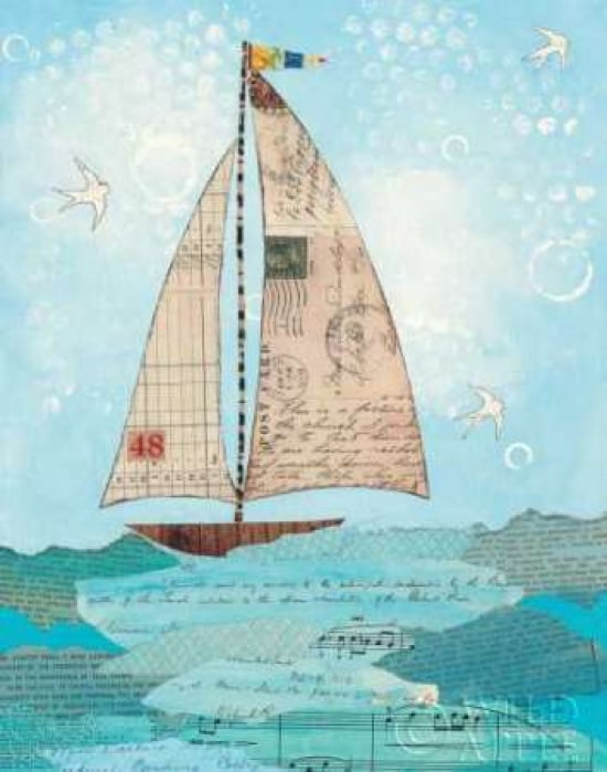 Coastal Notes I Canvas Art - Courtney Prahl (22 x 28)