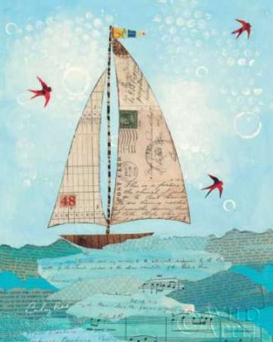 Coastal Notes I Canvas Art - Courtney Prahl (24 x 30)