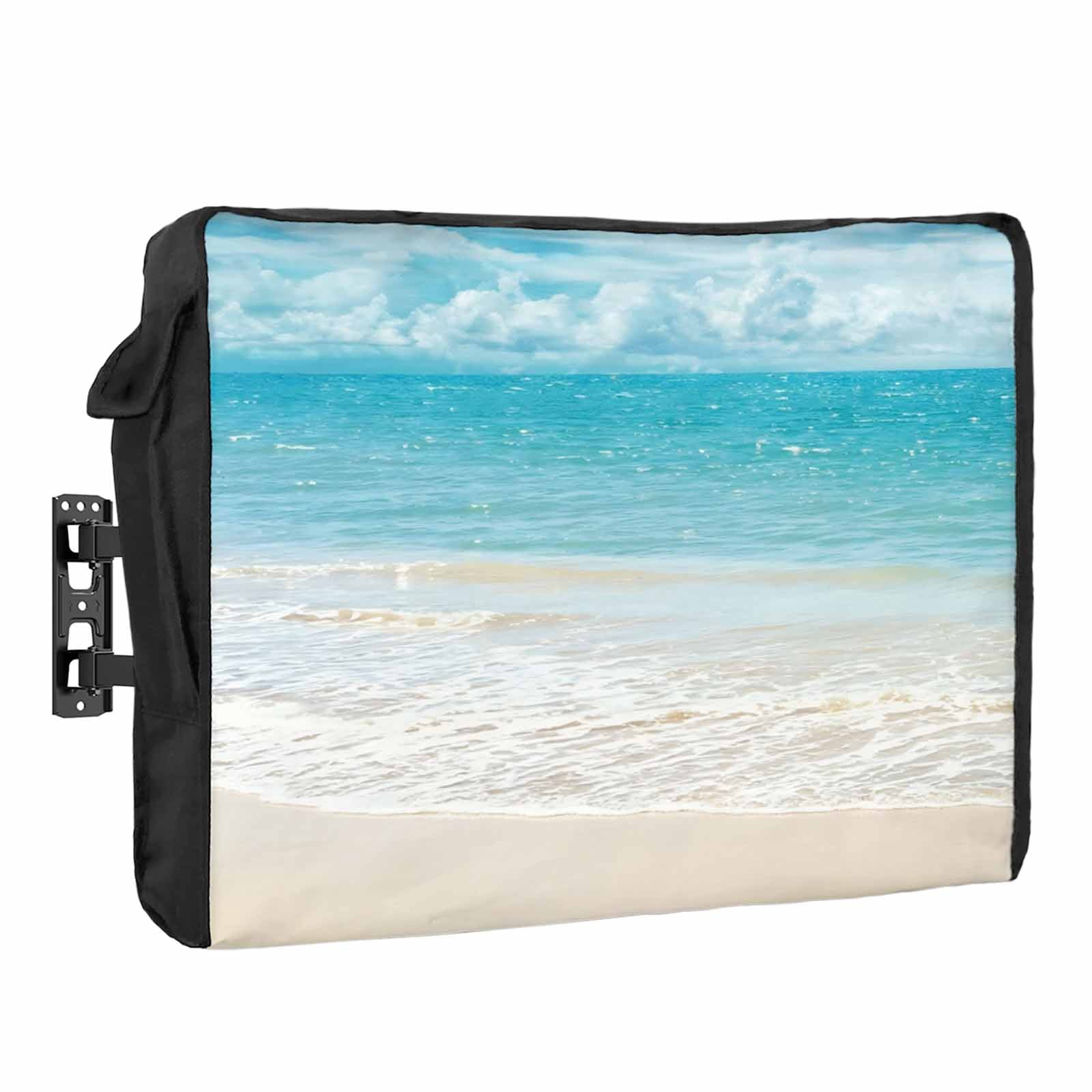 Shore Screen Protector Coastal Ocean Outdoor TV Cover 52 to 55 inch Weatherproof Waterproof ...