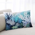 thumbnail image 1 of Coastal Ocean Small Pillow Covers, Summer Vintage Colorful Coral Soft Breathable Throw Pillow Cases with Invisible Zipper, Decorative Pillowcase Pillows Protectors for Sofa Bed Chair 12"x20", 1 of 9