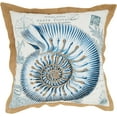 thumbnail image 1 of Coastal Outdoor Shell Poly Filled Pillow, 1 of 5
