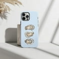thumbnail image 1 of Coastal Oyster Baby Blue Summer Phone Case for iPhone 11 12 13 14 15 16 17 Pro Max, 1 of 2
