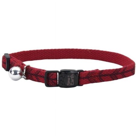 Coastal Pet 14721 CXA12 8 - 12 x 0.375 in. New Earth Soy Adjustable Cat Collar - Red with Arrows