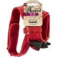thumbnail image 1 of Coastal Pet Accent Microfiber Dog Harness Retro Red with Plaid Bow, 1 of 2