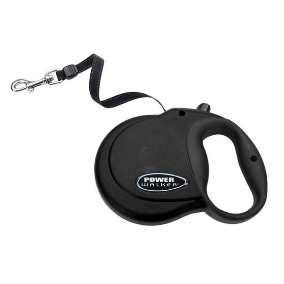 Coastal Pet Power Walker Retractable Dog Leash, Small, Black