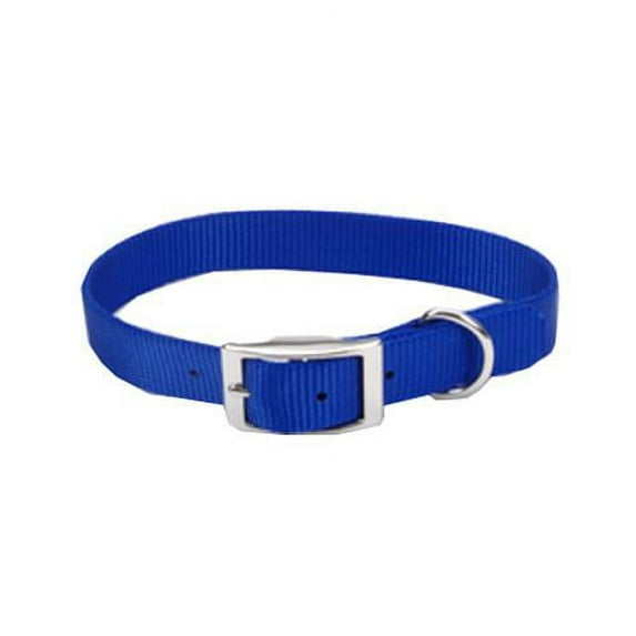 Coastal Pet Products 00601 B BLU16 Dog Collar, Blue Nylon, 3/4 x 16-In.