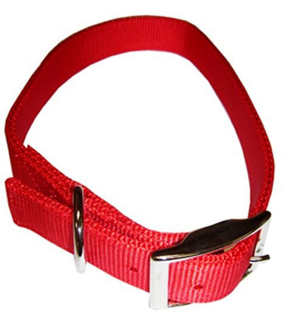 Coastal Pet Products 02901 B RED24 Dog Collar, 2-Ply, Red Nylon, 1 x 24-In. - image 1 of 1