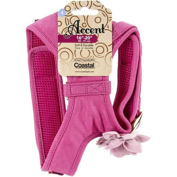 Coastal Pet Products 21414SML-PNK Pink Accent Dog Harness