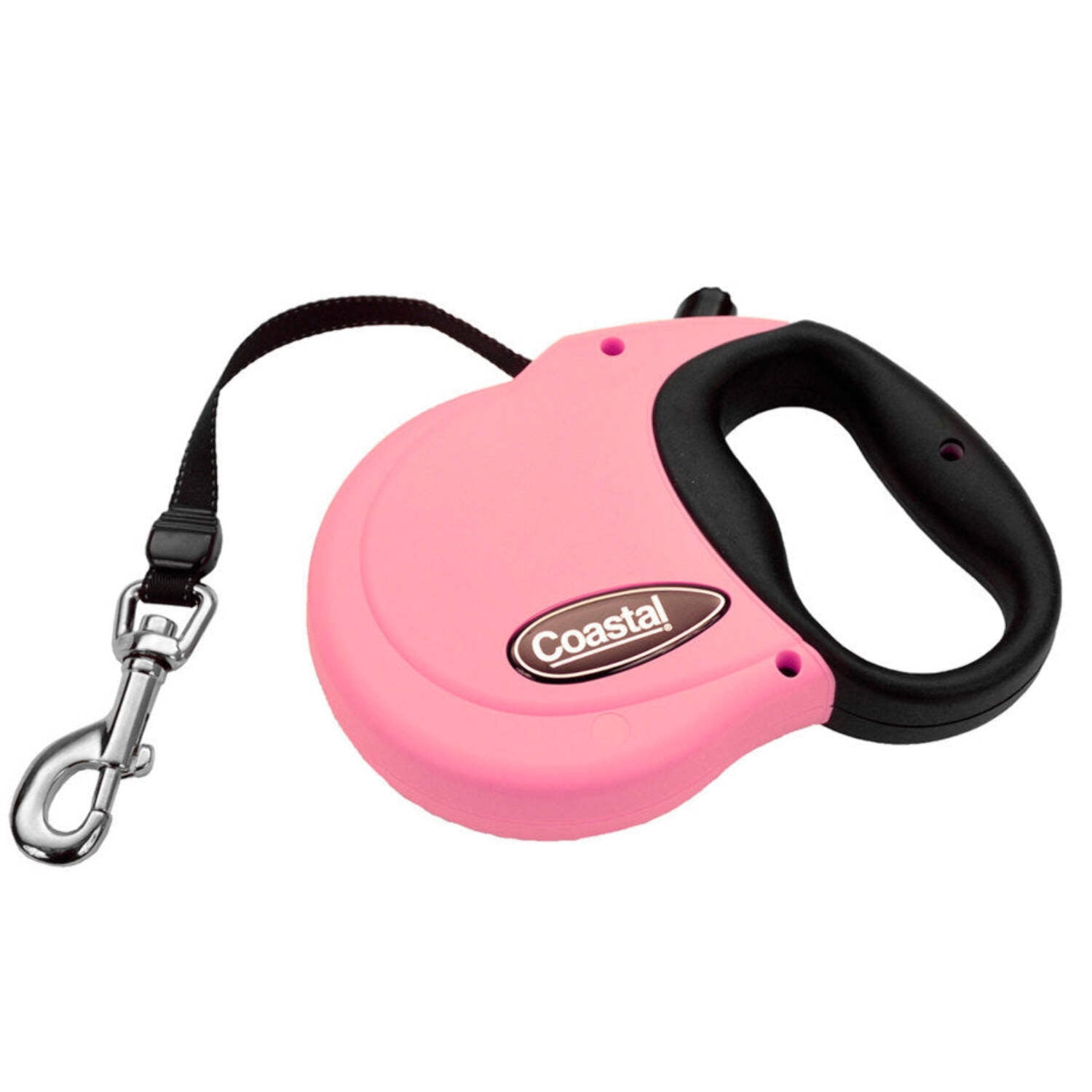 Coastal Pet Products Power Walker 08701 PNKLRG Nylon Dog Retractable Leash, Large, 16 feet, Up to 96 lb, Pink