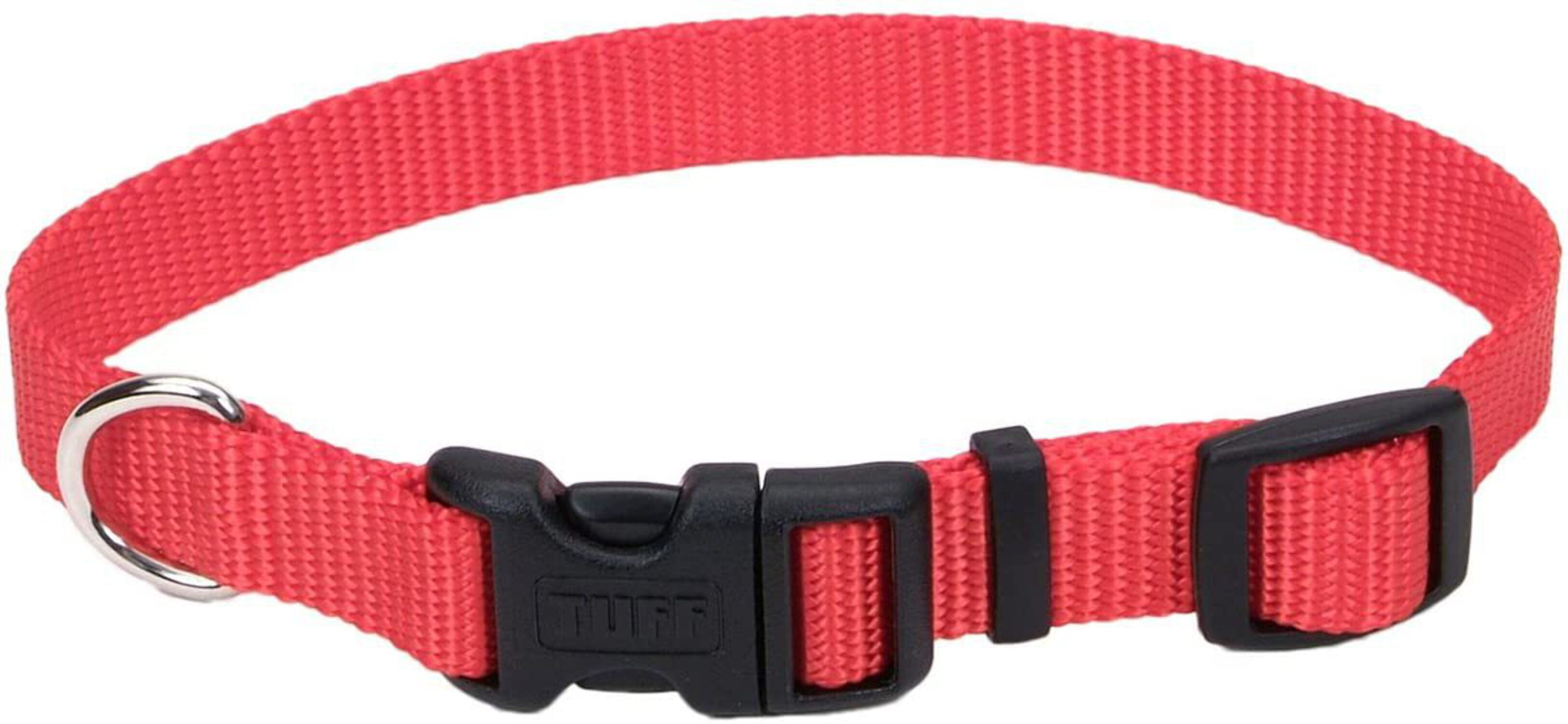 Coastal Pet Tuff Side Release Adjustable Dog Collar Red 14 20