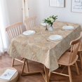 thumbnail image 1 of Coastal Rectangle/Square/Round Waterproof Tablecloths 60x84 inch Summer Beach Starfish Ocean Conch Shell Farmhouse Polyester Table Cloth Table Cover Tabletop for Wedding Party Dinner, 1 of 6