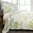 thumbnail image 1 of Coastal Beach Bedding Set, Nautical Microfiber Ocean Quilt, Coastal Reef, Twin, 1 of 7