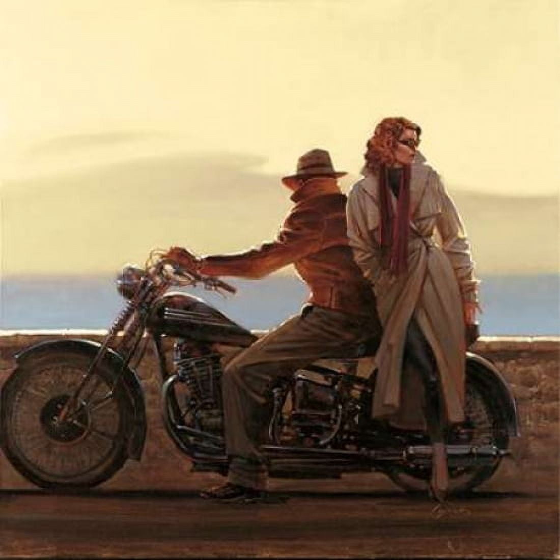 Coastal Ride Canvas Art - Brent Lynch (24 x 24)