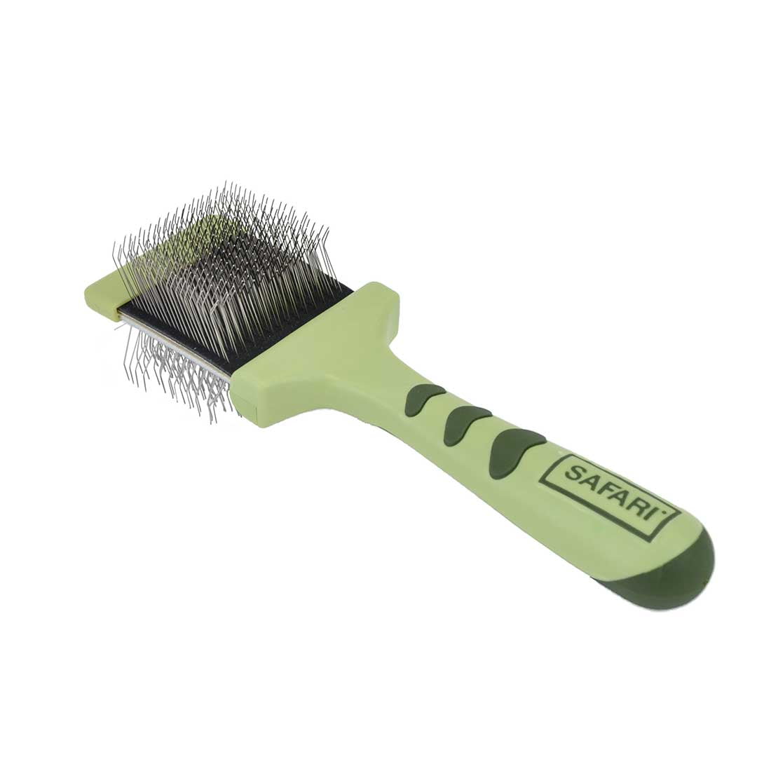 Coastal - Safari - Cat Flexible Slicker Brush, No Color, One Size (7.5" L x 2.25" W)