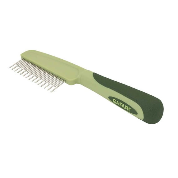 Safari® Shedding Dog Comb with Rotating Teeth, One Size (7.5" L x 2" W)