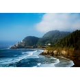 thumbnail image 1 of Coastal Scene In Mist With Heceta Head Lighthouse Poster Print (36 x 24), 1 of 1