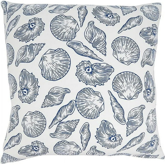 Coastal Sea Shells Poly Filled Pillow