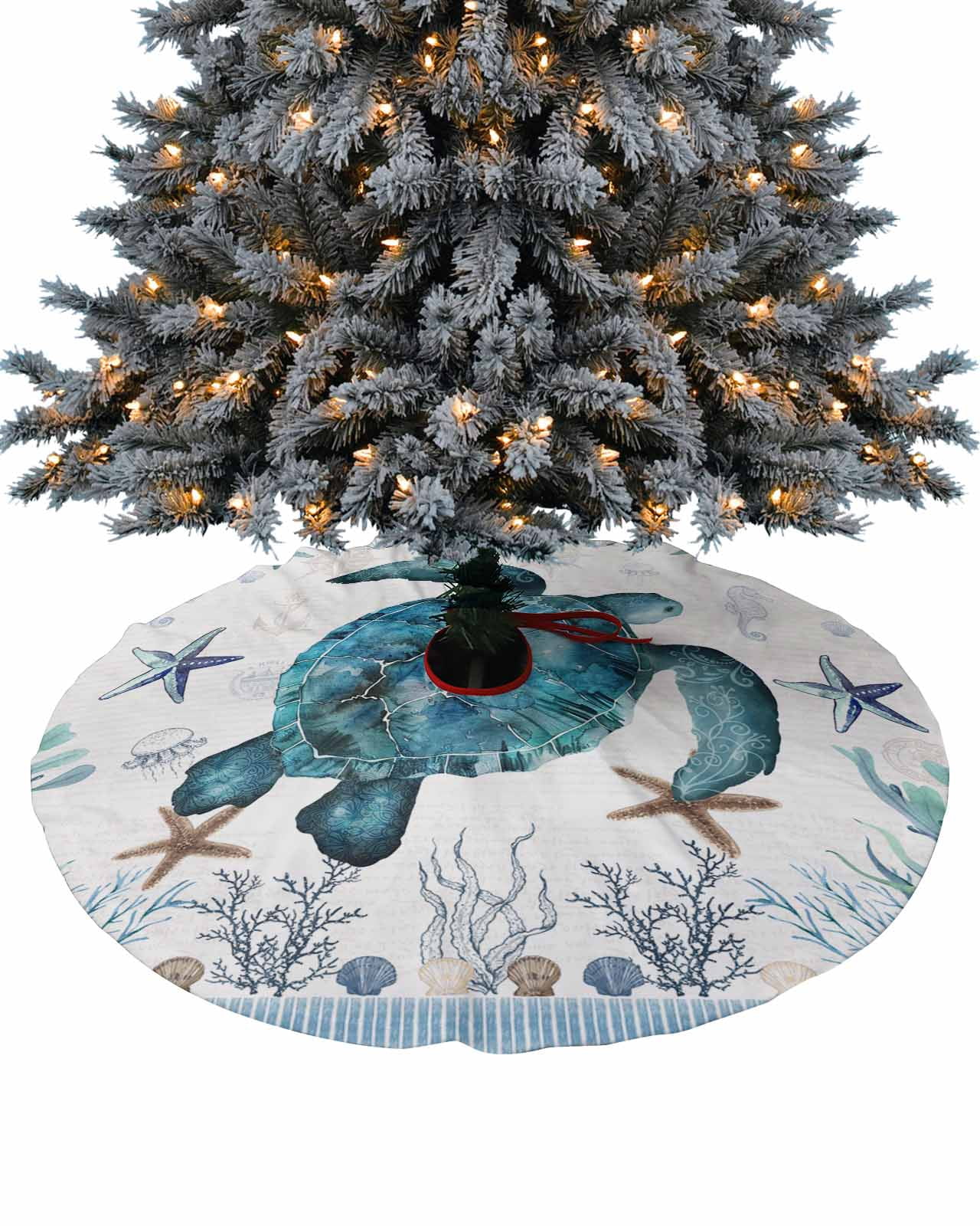 Sea Turtle Quilted Tree Skirt GFTONT2906 main image 1