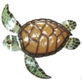 thumbnail image 1 of Coastal Sea Turtle Metal Patio Wall Decor 14 Inches, 1 of 2