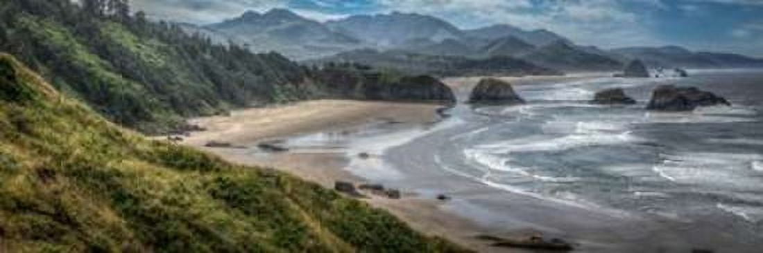 Coastal Serenity Canvas Art - Larry J Taite (8 x 24)