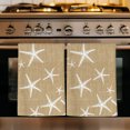 thumbnail image 1 of Coastal Starfish Kitchen Towels Set of 4, Summer Beach Nautical Ocean Rustic Absorbent Dish Towels for Kitchen, Microfiber Hand Towel, Quick Drying Tea Towel for Cleaning Decorative Dishcloths, 1 of 7