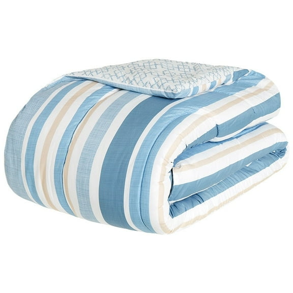Coastal Stripe Comforter Set - King Comforter