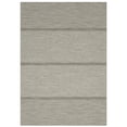 thumbnail image 1 of Coastal Striped Sands White Linen Indoor / Outdoor Polypropylene Area Rug, 1 of 3