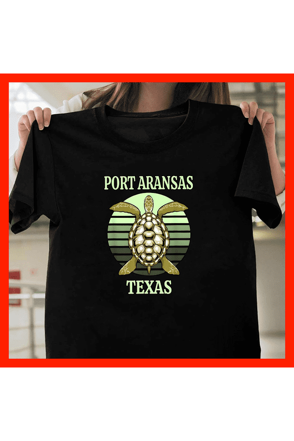 Coastal Texas Turtle Sunset Graphic Tee A007, for Unisex, Up to Size 5XL