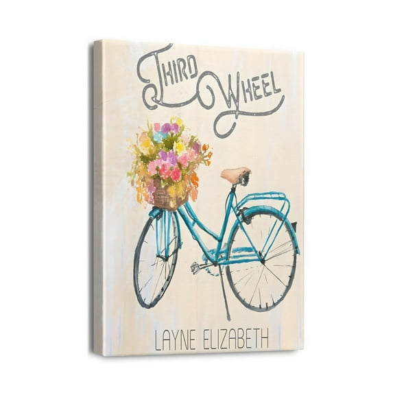 Coastal Themed 12x16 inch Beach Wall Art Elevate Your Bathroom Decor with a Framed Bike Canvas Print & Seascape Painting