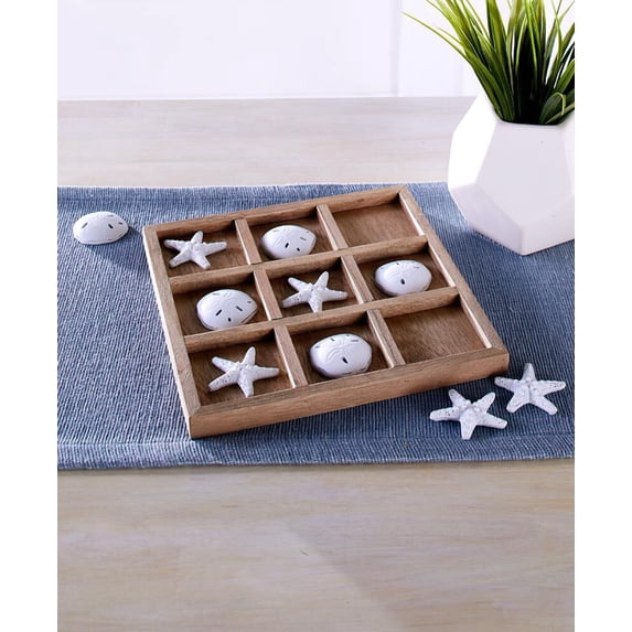 Coastal Tic-Tac-Toe Board Game Set