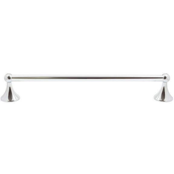 Coastal Towel Bar, 30 Inches, Polished Chrome by Stone Harbor Hardware