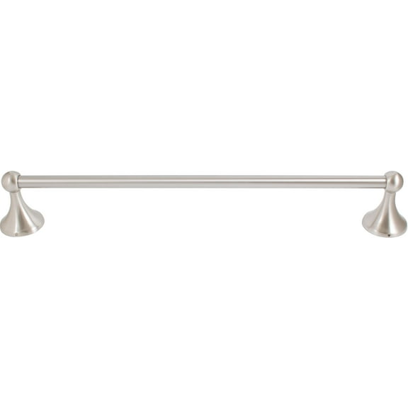 Coastal Towel Bar, 30 Inches, Satin Nickel by Stone Harbor Hardware