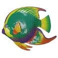 thumbnail image 1 of Coastal Tropical Reef French Angelfish Haitian Metal Art Wall Decor, 1 of 1