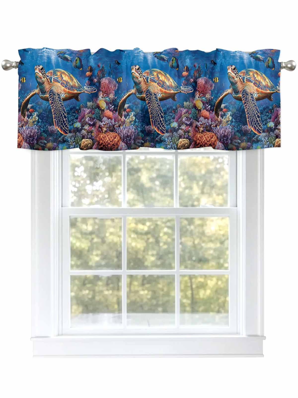 Coastal Turtle WN2003054CL Quilted Valance main image 0
